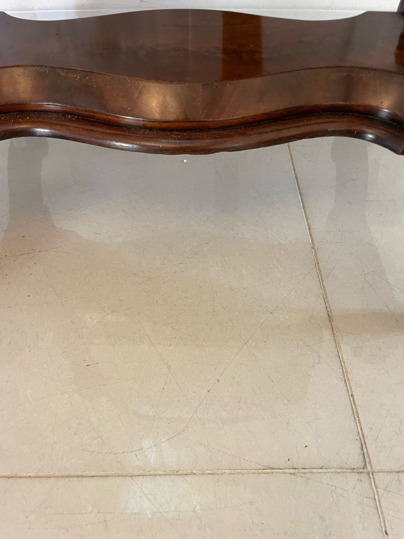 Antique Victorian Quality Mahogany Cheval Mirror - Image 8